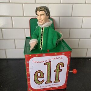 2003 Elf The Movie Promotional Schylling Jack-In-The-Box  Will Ferrell